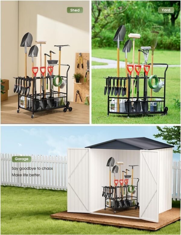 Garden Tool Storage Cart